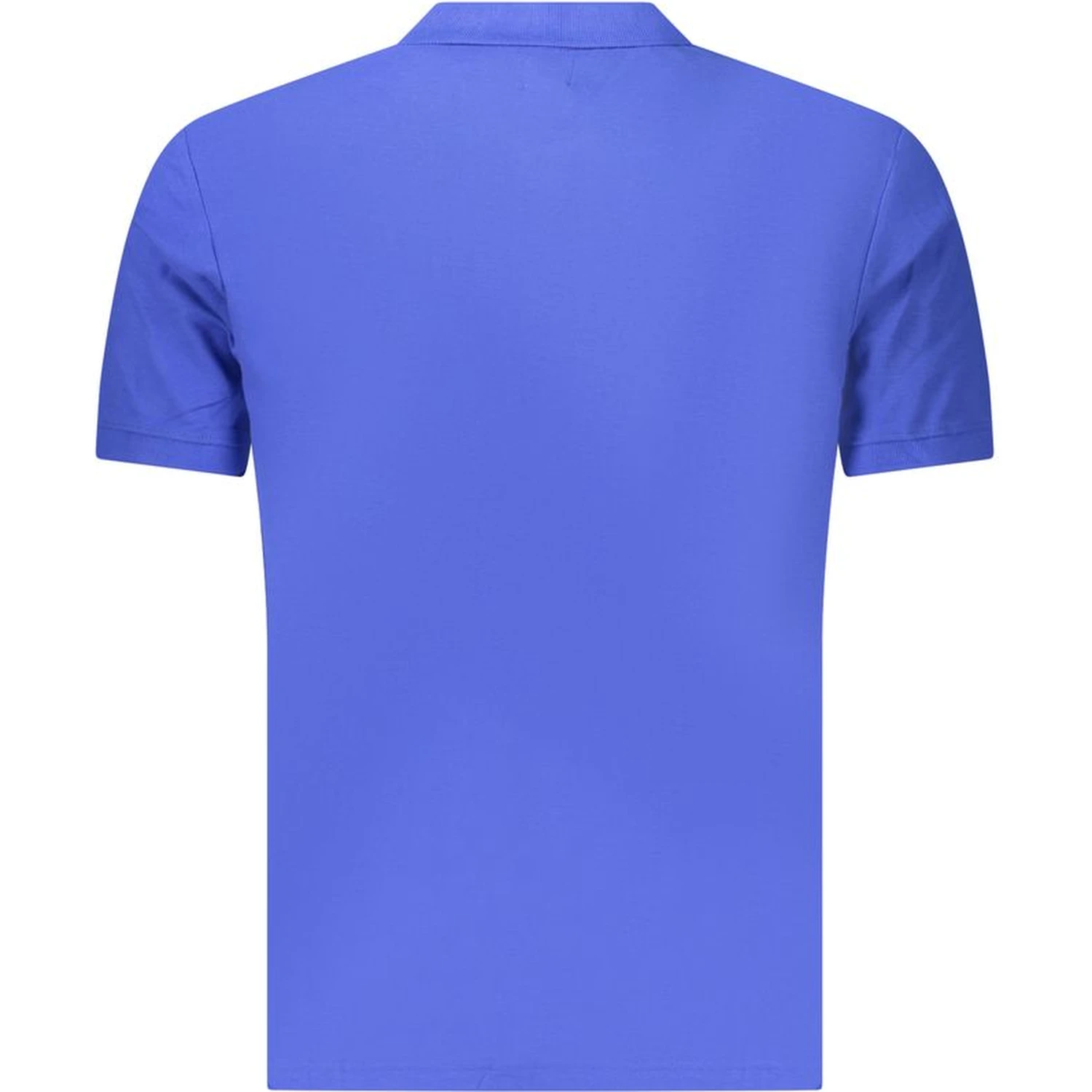 Blue Cotton Men's Polo