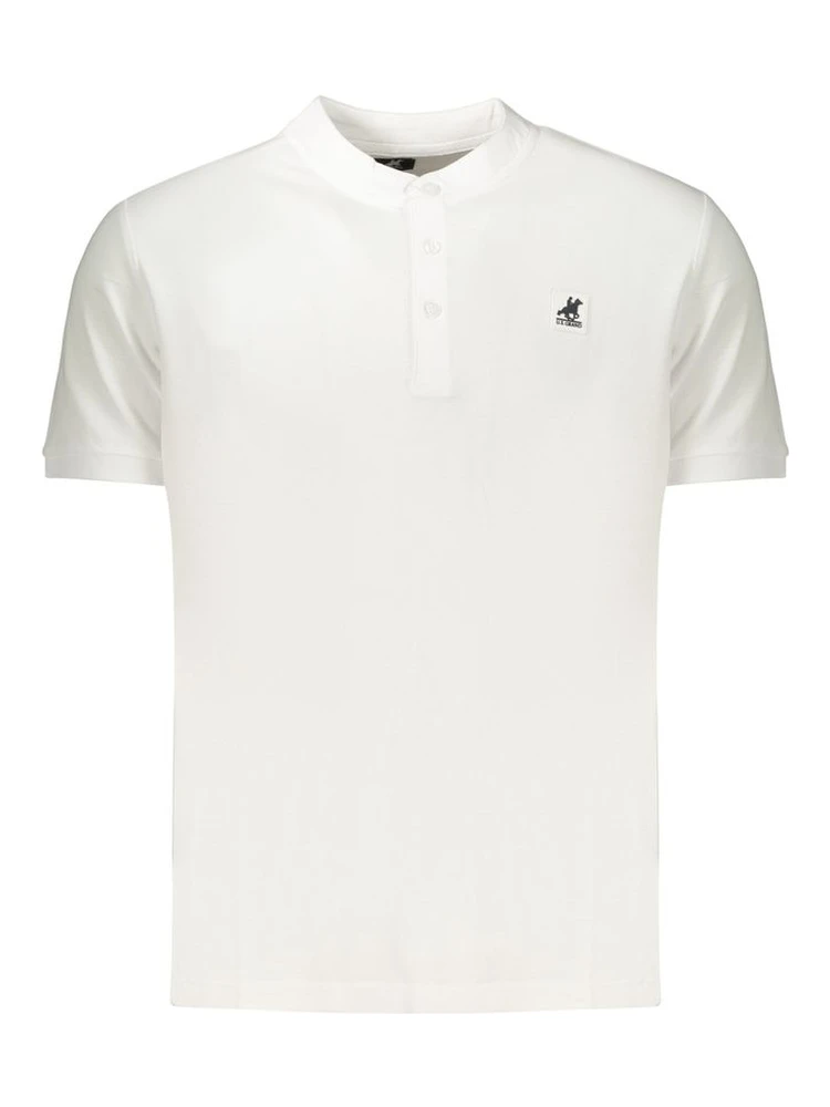 White Cotton Men's Polo Shirt