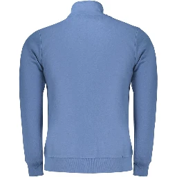 Blue Cotton Mens Sweatshirt