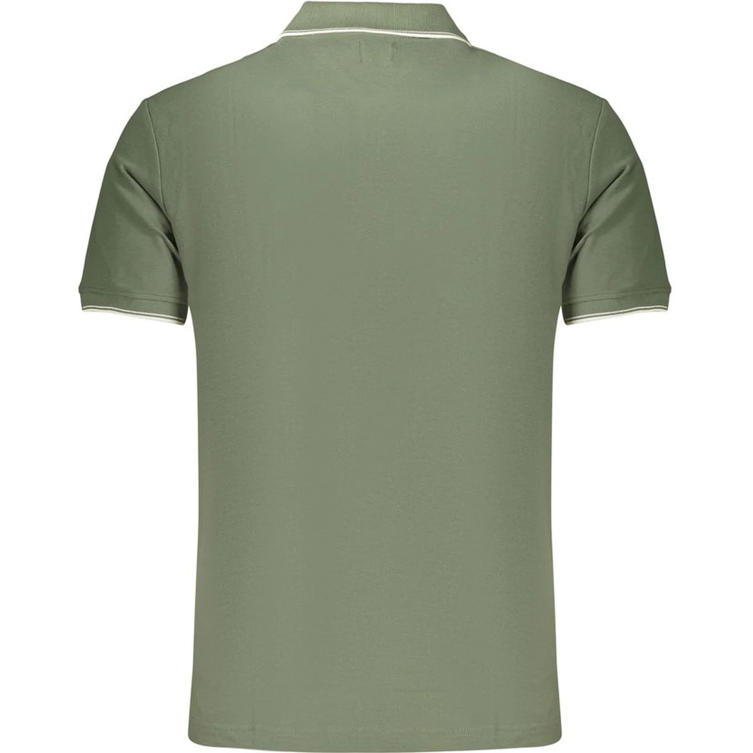 Green Cotton Men's Polo