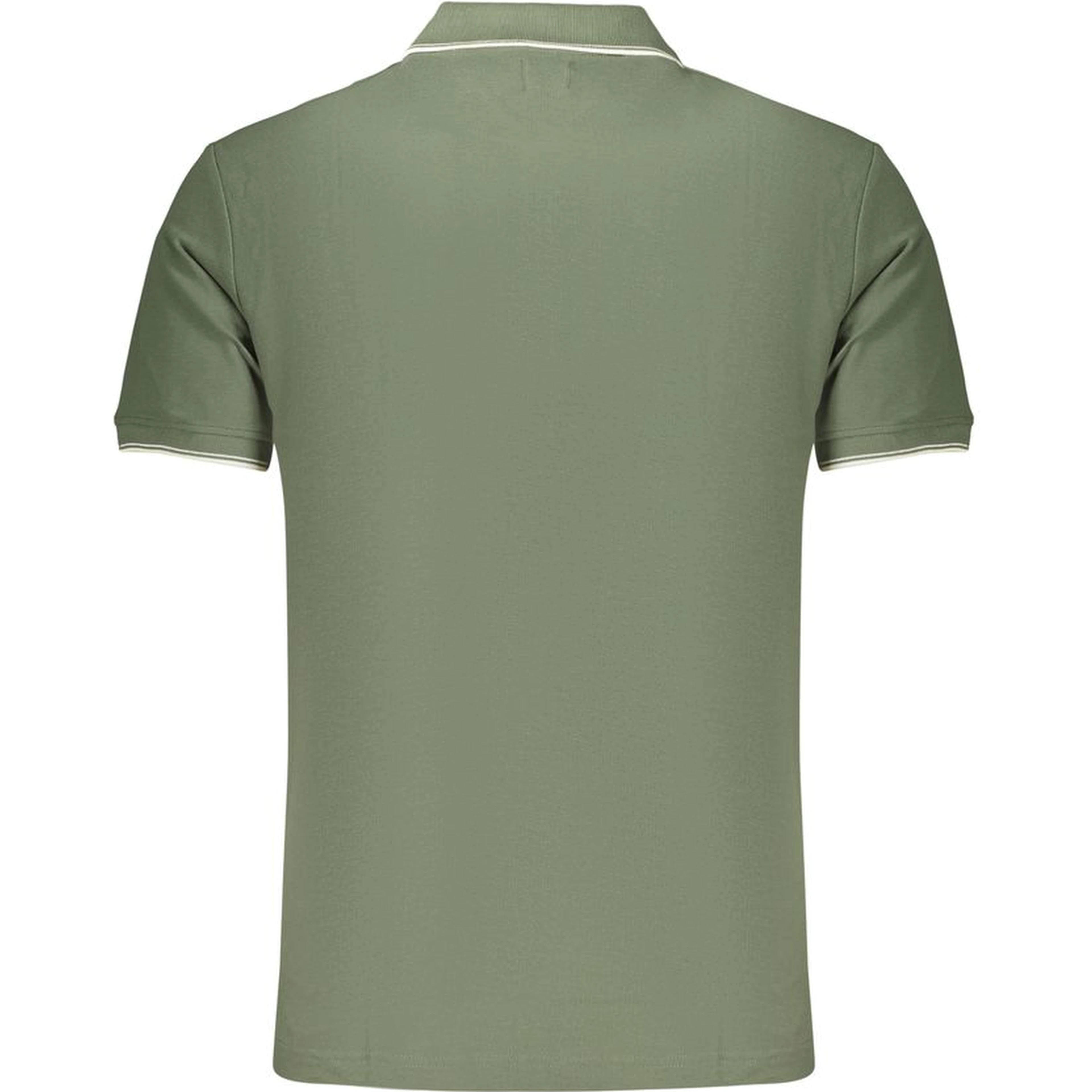 Green Cotton Men's Polo