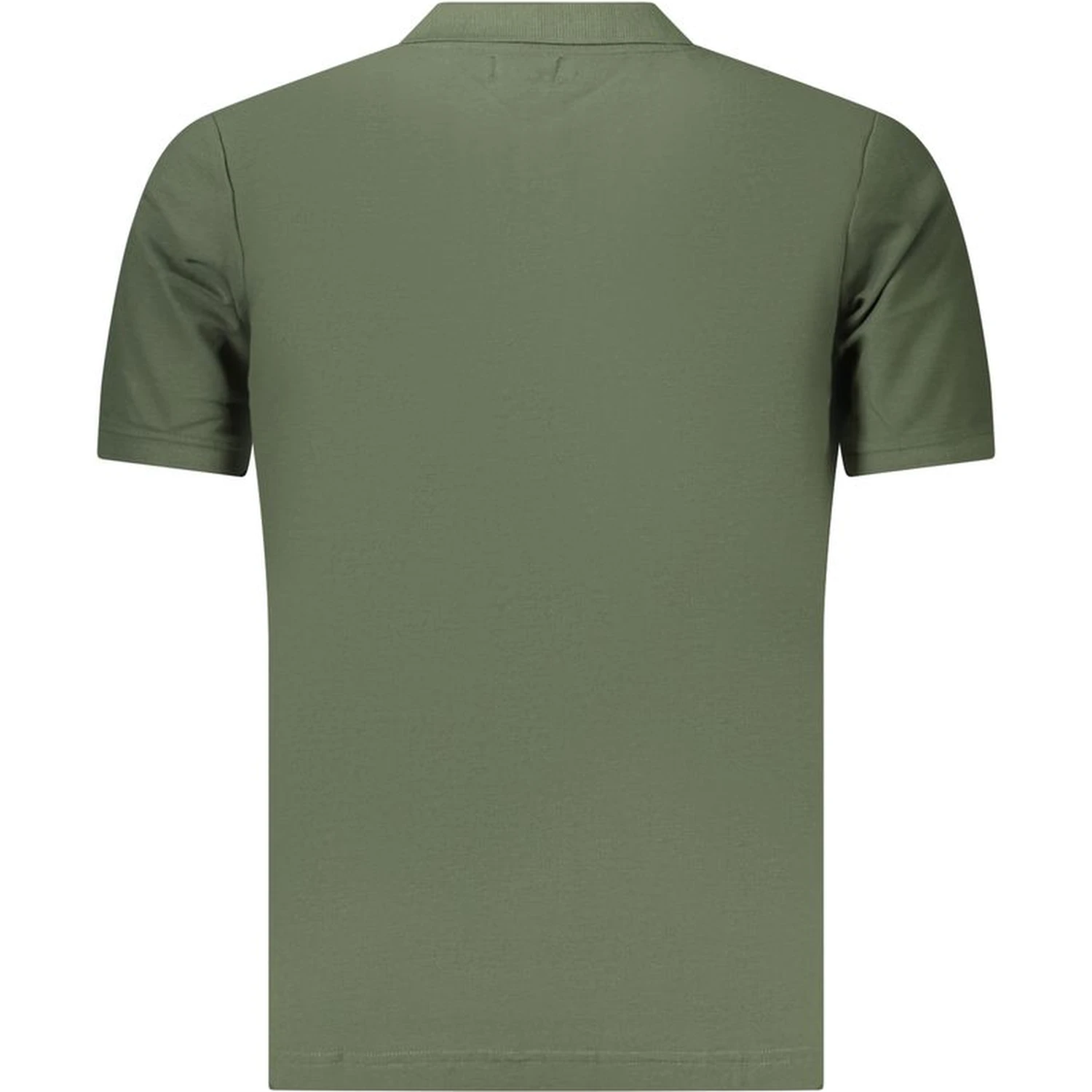 Green Cotton Men's Polo Shirt