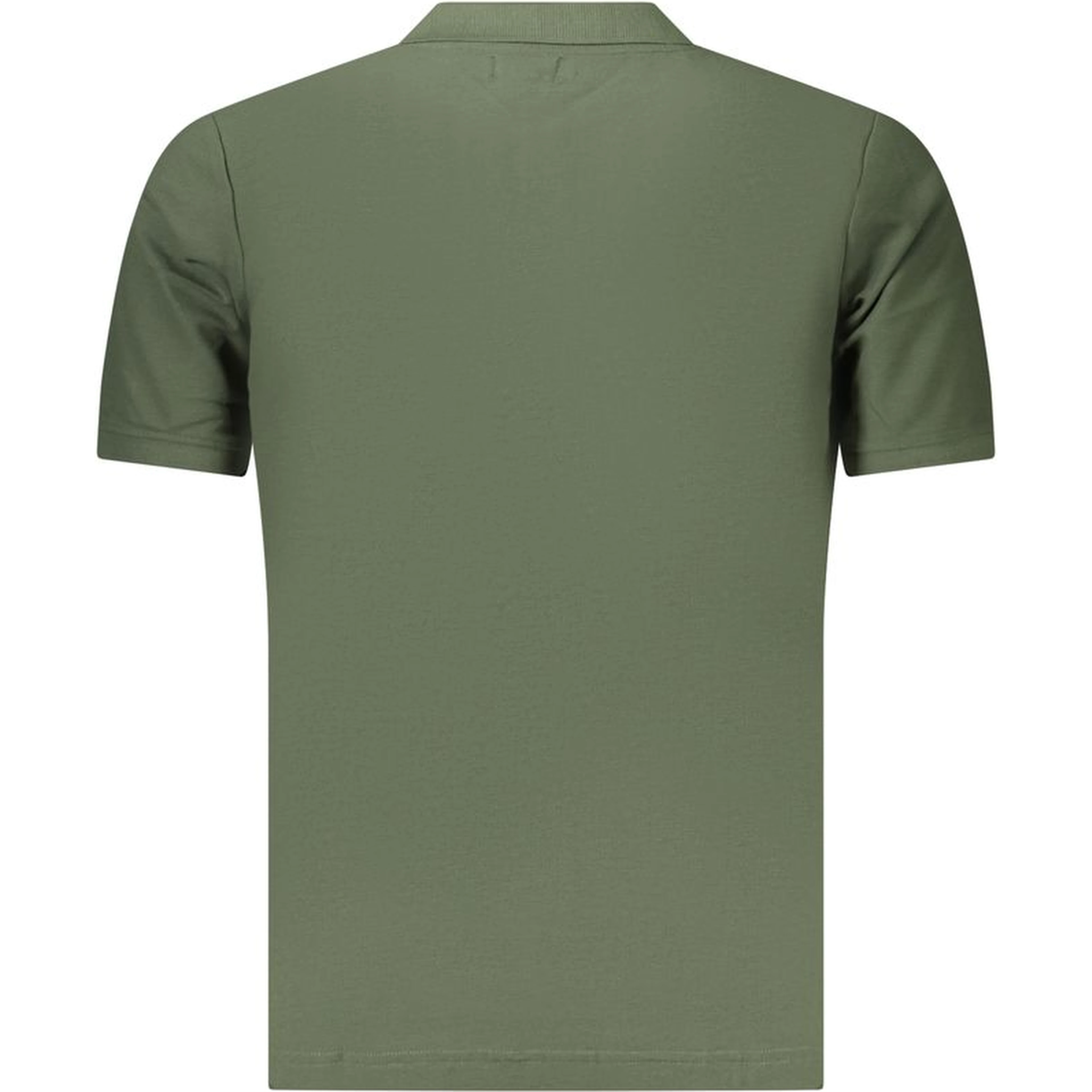 Green Cotton Men's Polo Shirt