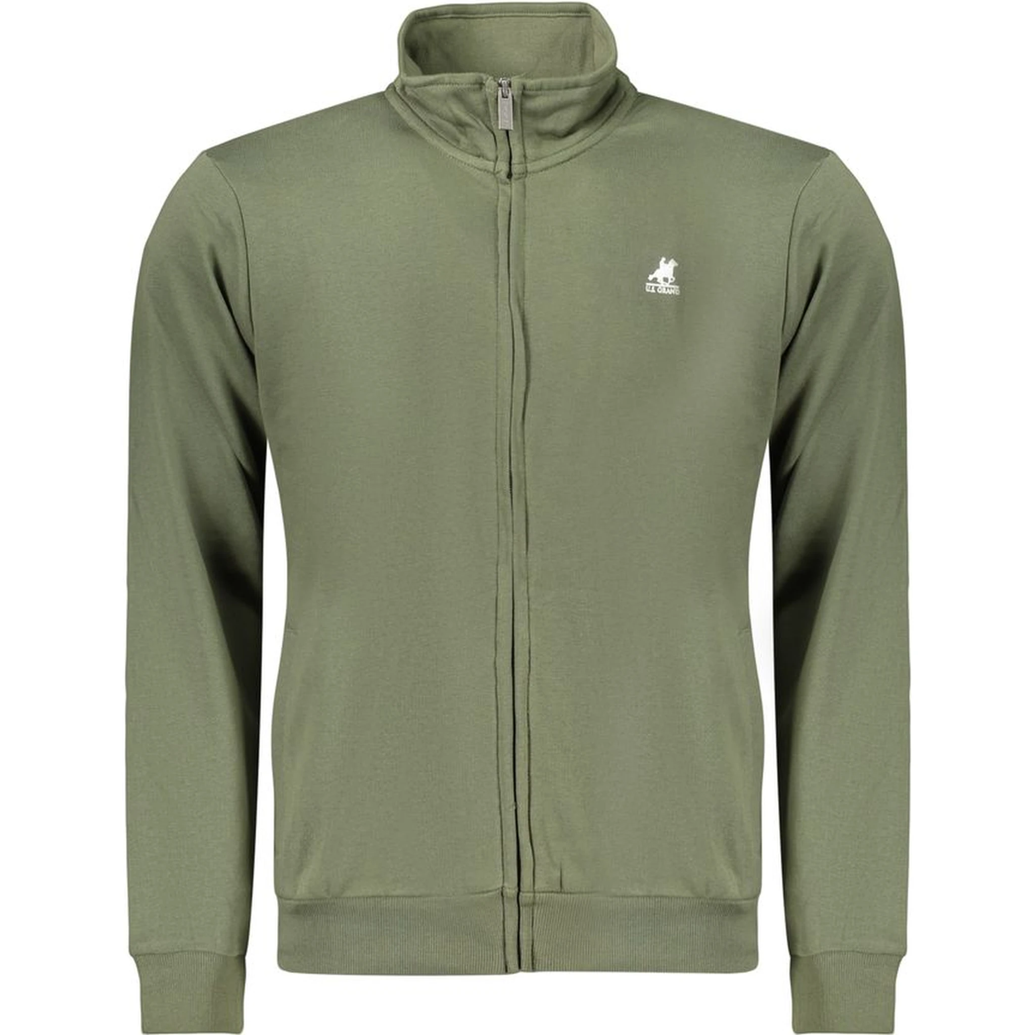 Green Cotton Men's Sweatshirt