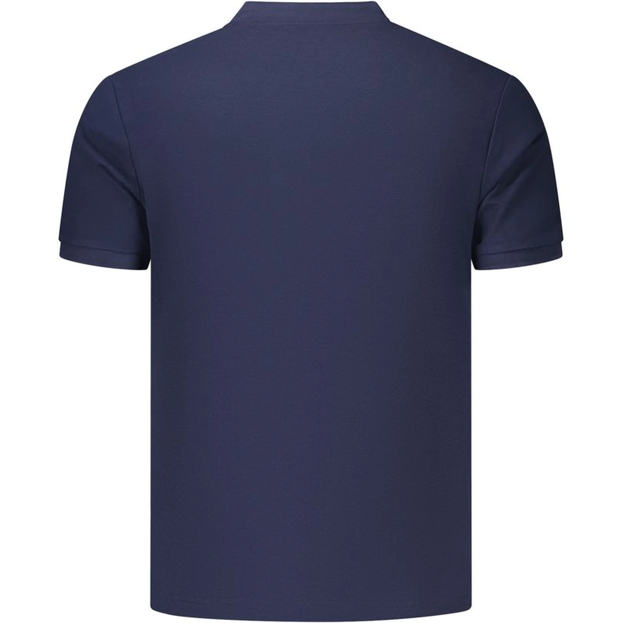 Blue Cotton Men's Polo