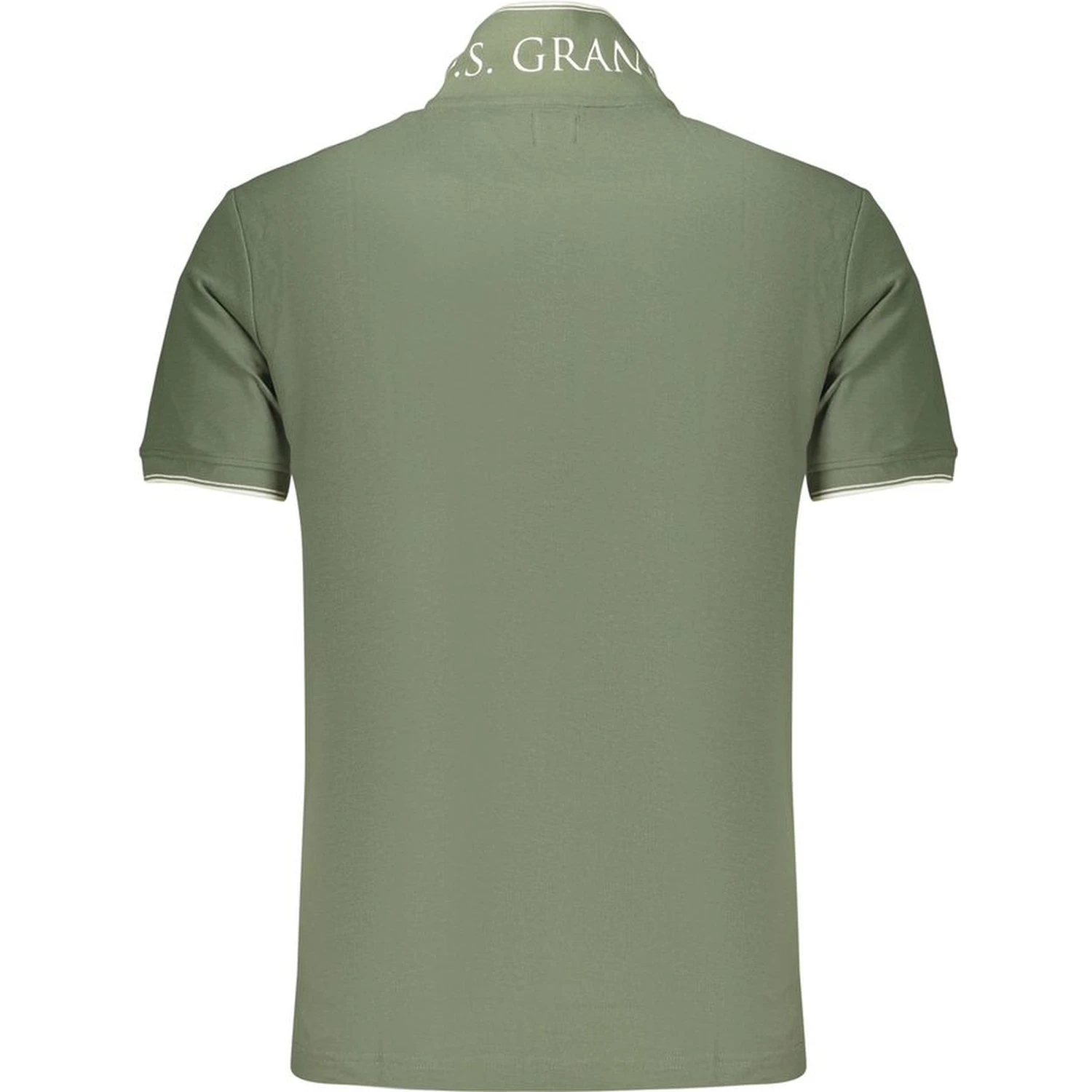 Green Cotton Men's Polo