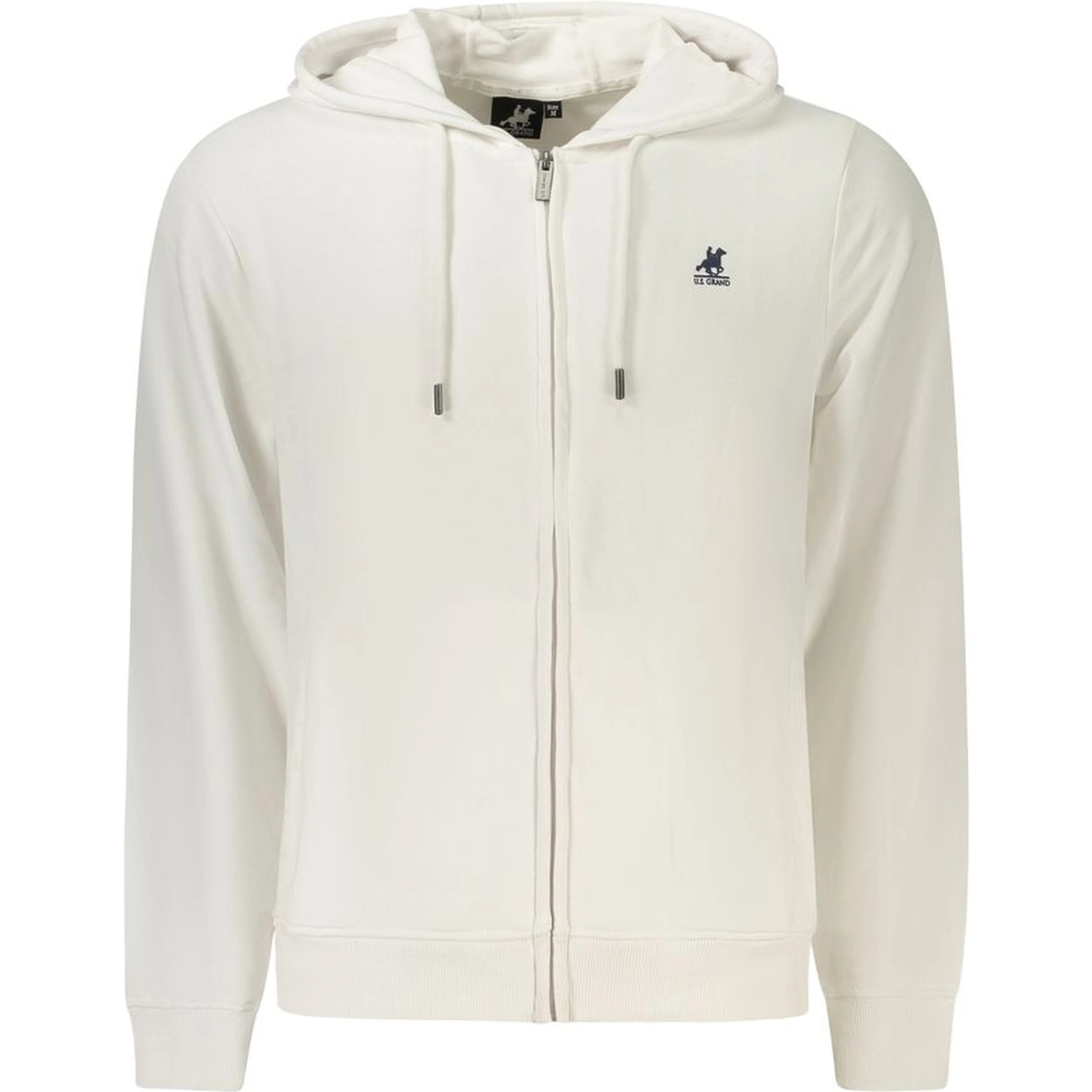 White Cotton Men's Sweatshirt