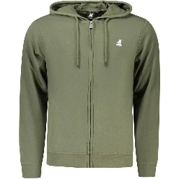 Green Cotton Men's Hoodie