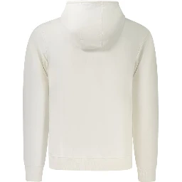 White Cotton Men's Sweatshirt