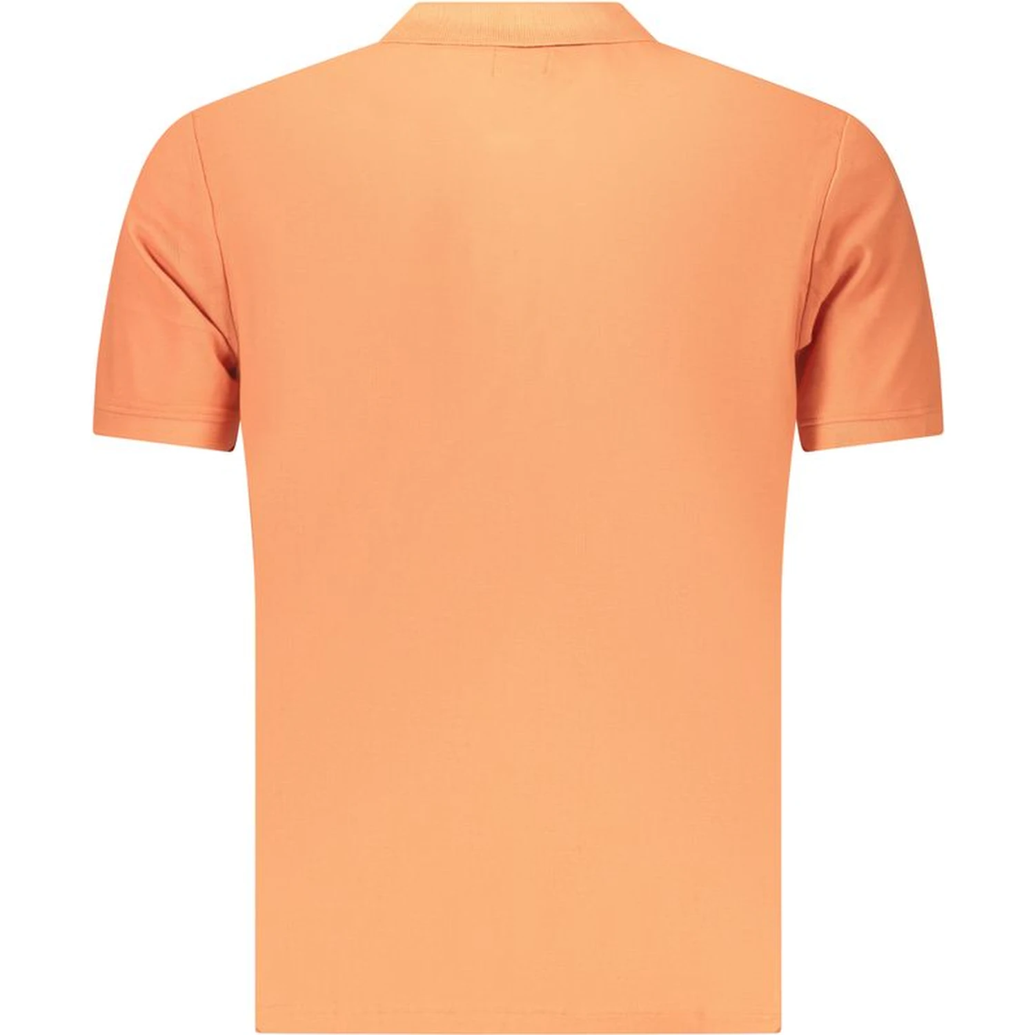 Orange Cotton Men's Polo Shirt