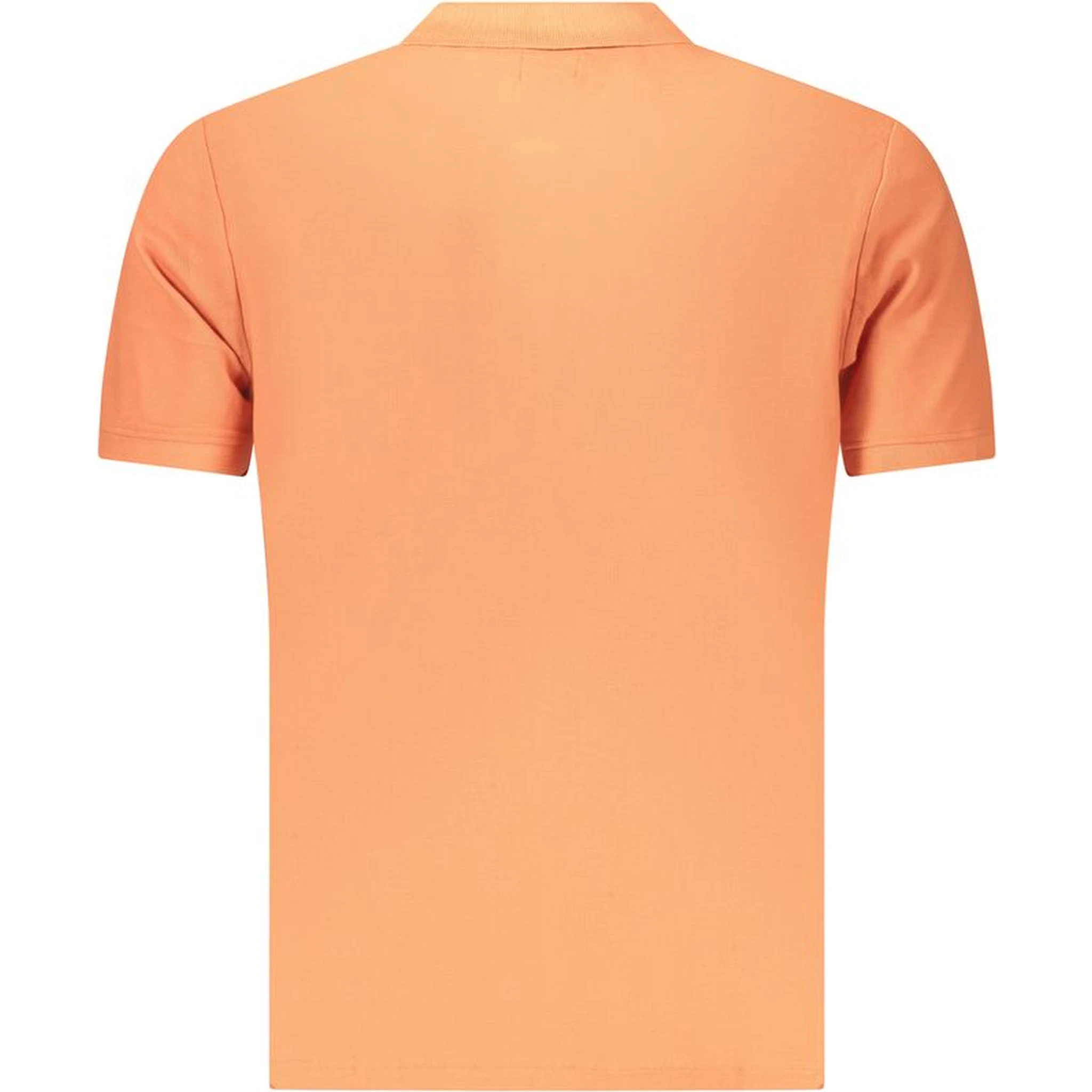 Orange Cotton Men's Polo Shirt