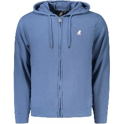 Blue Cotton Men's Sweatshirt