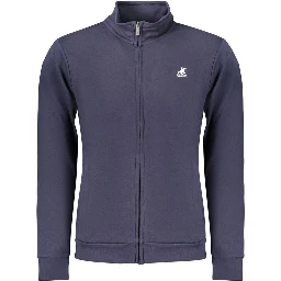 Blue Cotton Men's Sweatshirt