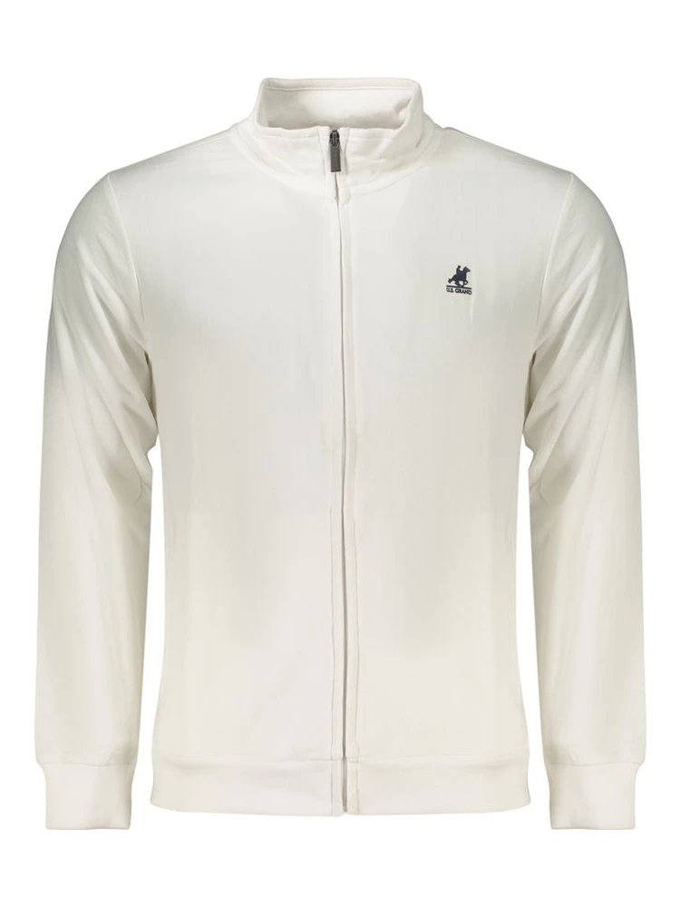 White Cotton Mens Sweatshirt