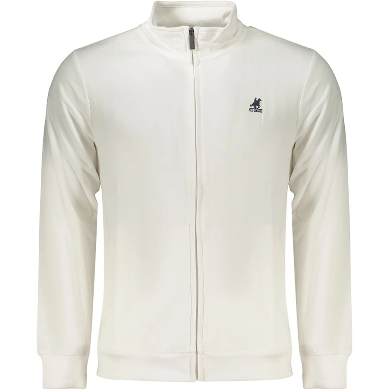 White Cotton Mens Sweatshirt