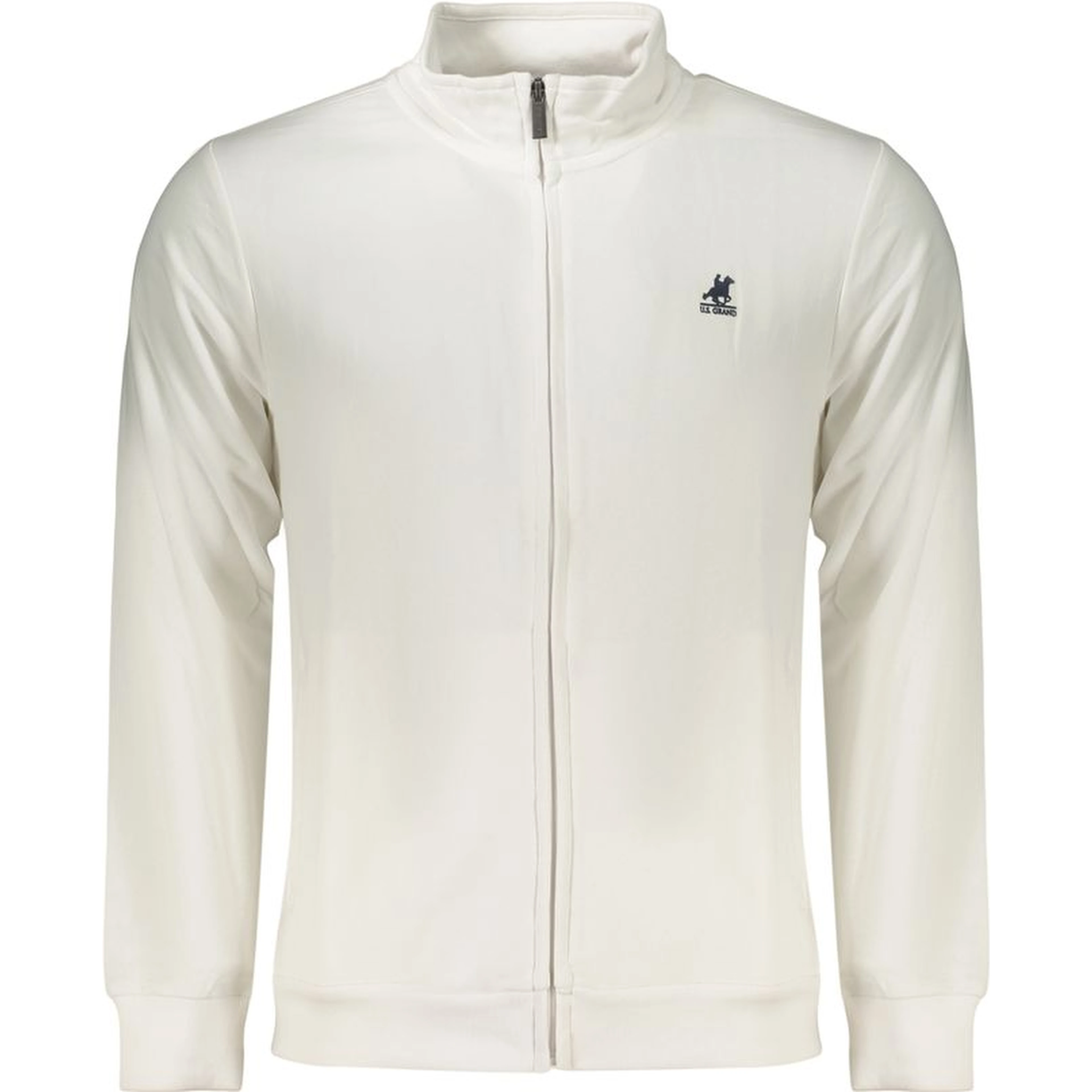 White Cotton Mens Sweatshirt