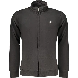 Black Cotton Men's Sweatshirt
