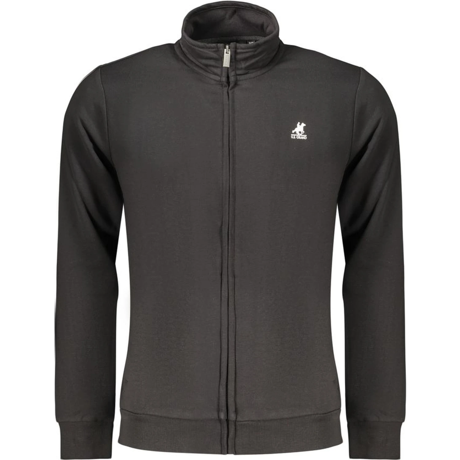 Black Cotton Men's Sweatshirt
