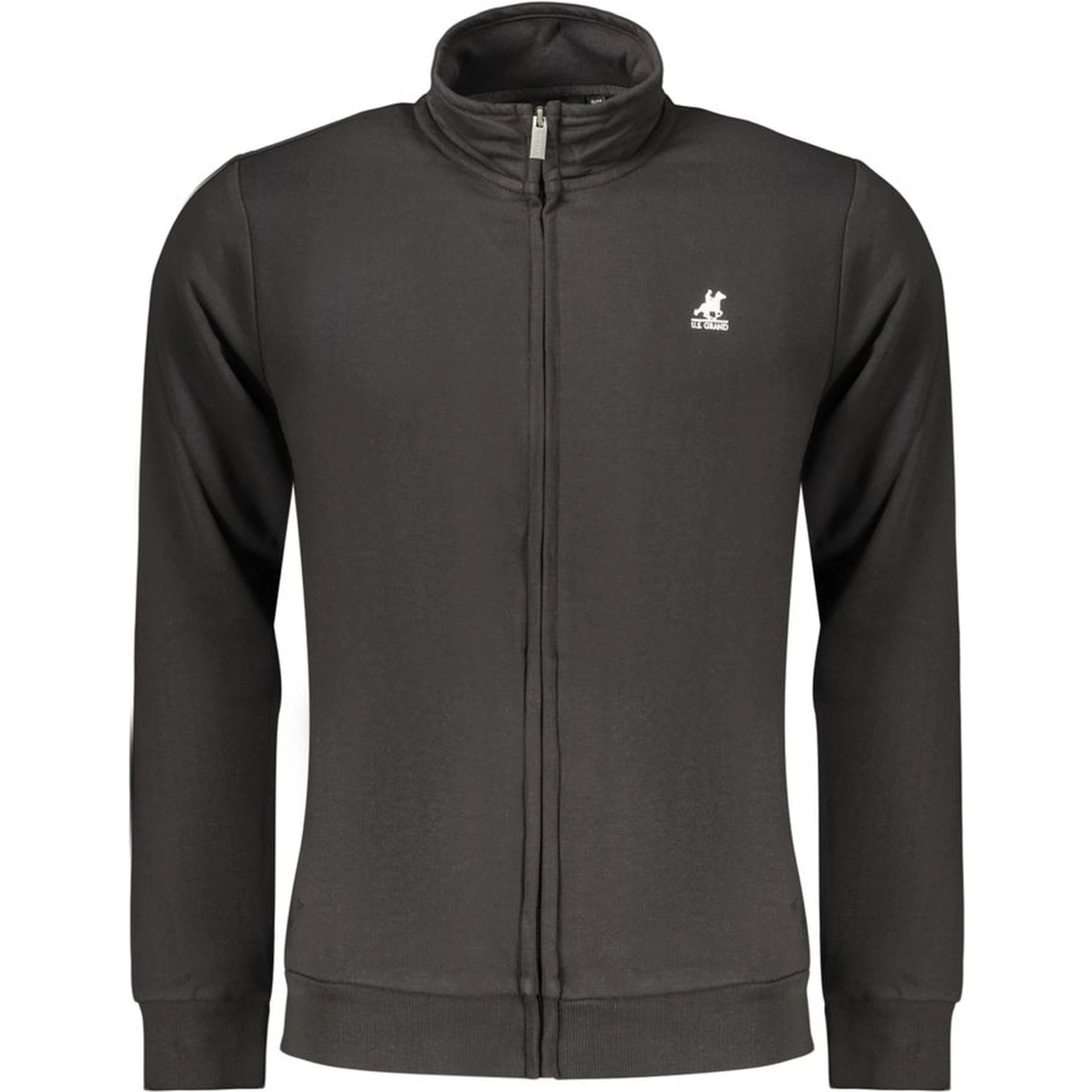 Black Cotton Men's Sweatshirt