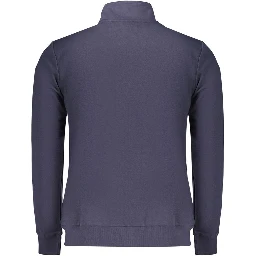 Blue Cotton Men's Sweatshirt