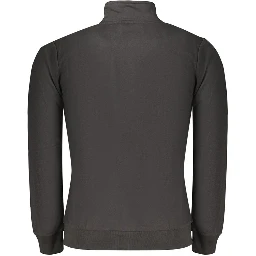 Black Cotton Men's Sweatshirt