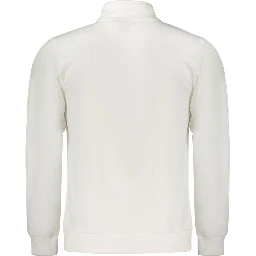 White Cotton Mens Sweatshirt