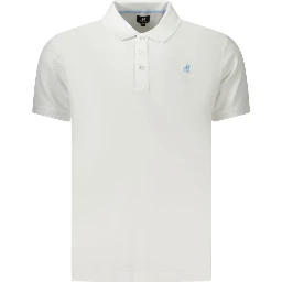 White Cotton Men's Polo Shirt