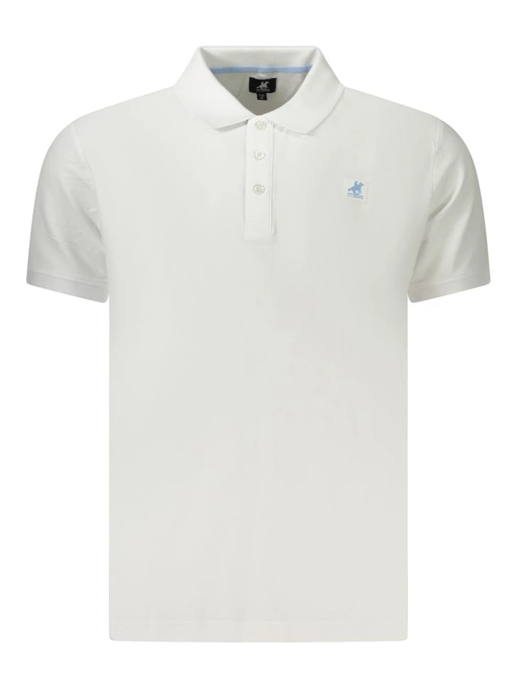 White Cotton Men's Polo Shirt