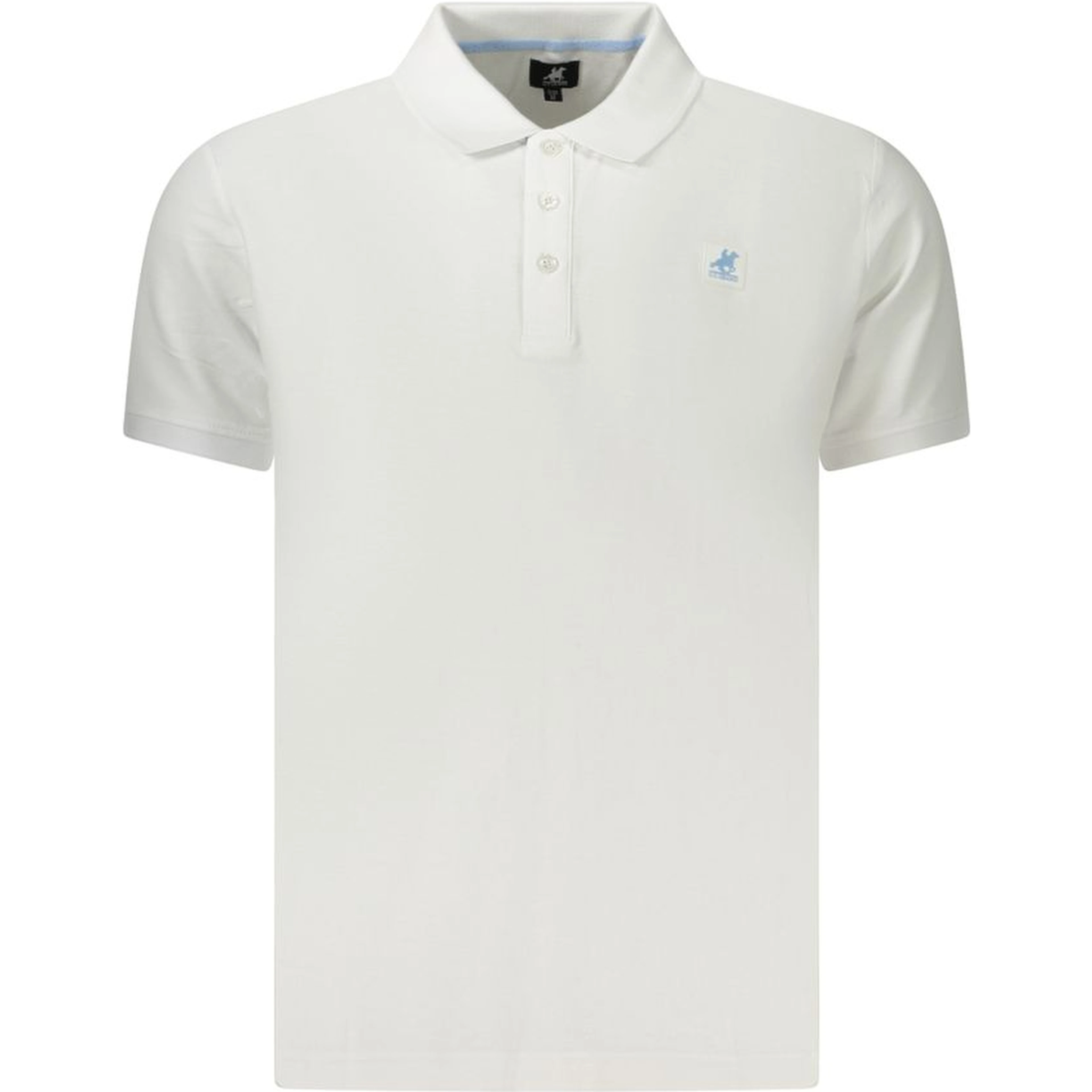White Cotton Men's Polo Shirt