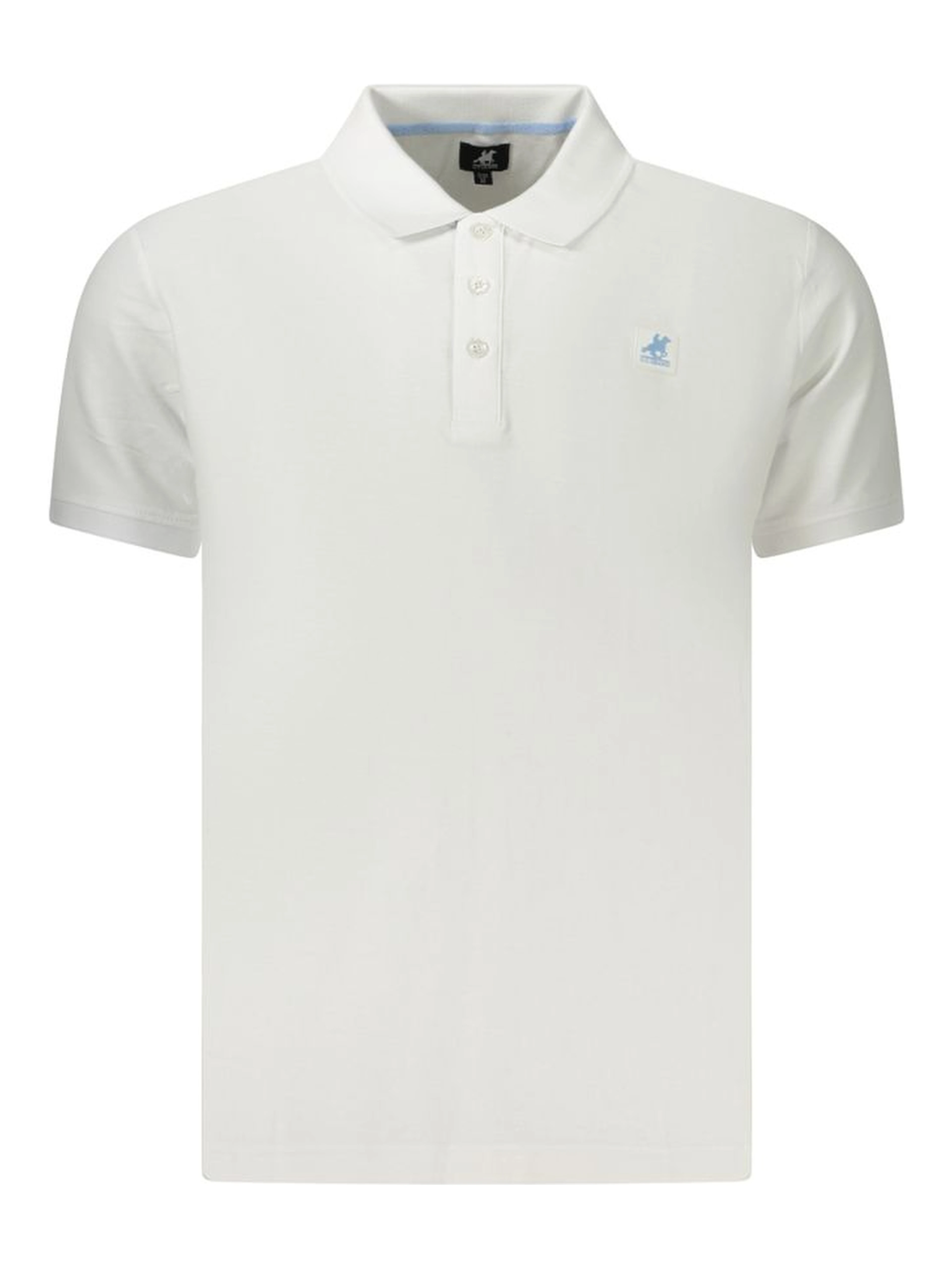 White Cotton Men's Polo Shirt