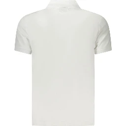 White Cotton Men's Polo Shirt