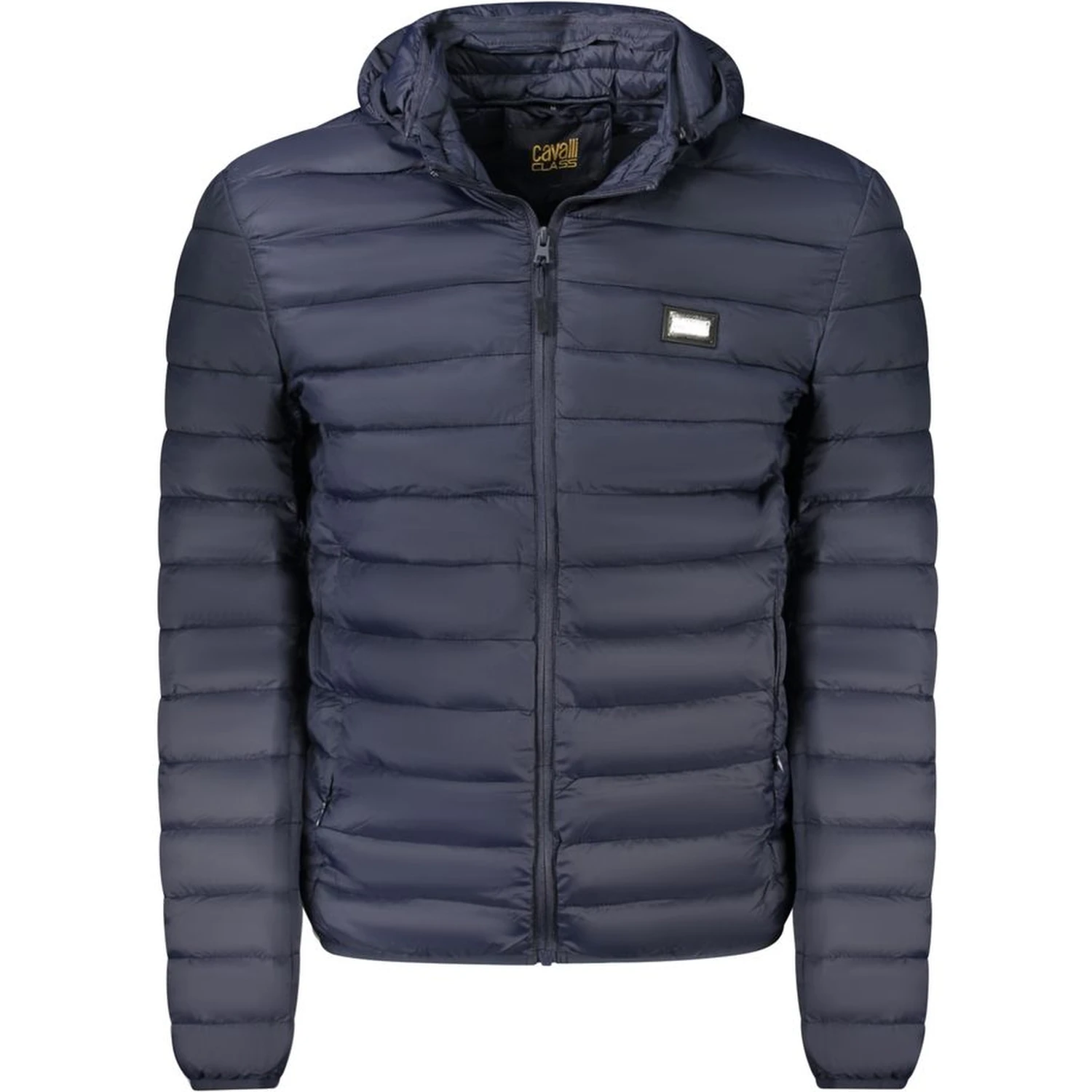 Blu Polyester Men Light Jacket