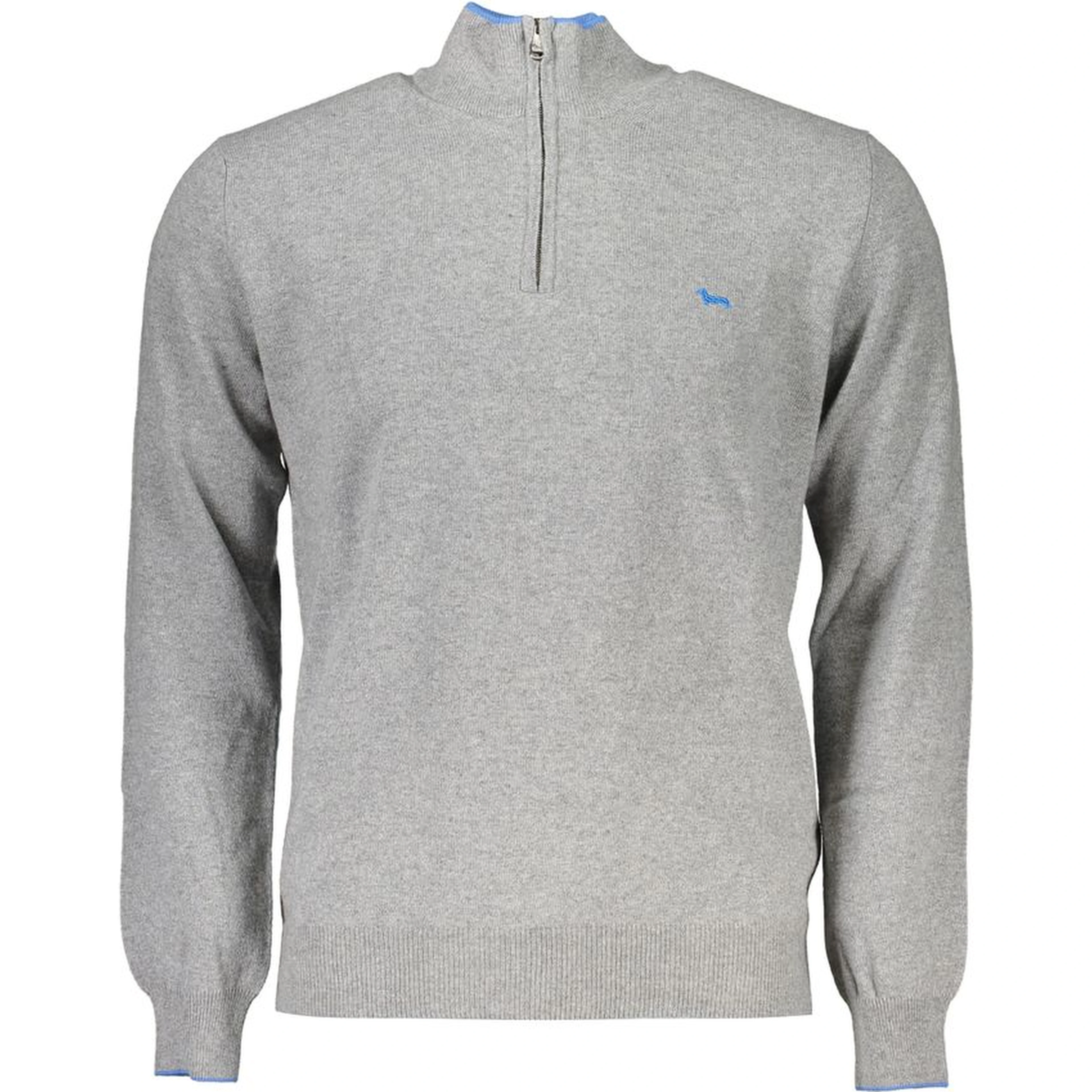 Grey Viscosa Mens Sweater