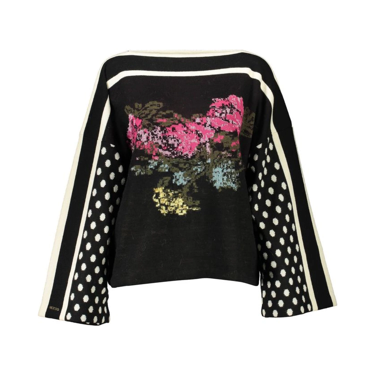 Black Acrylic Women Sweater
