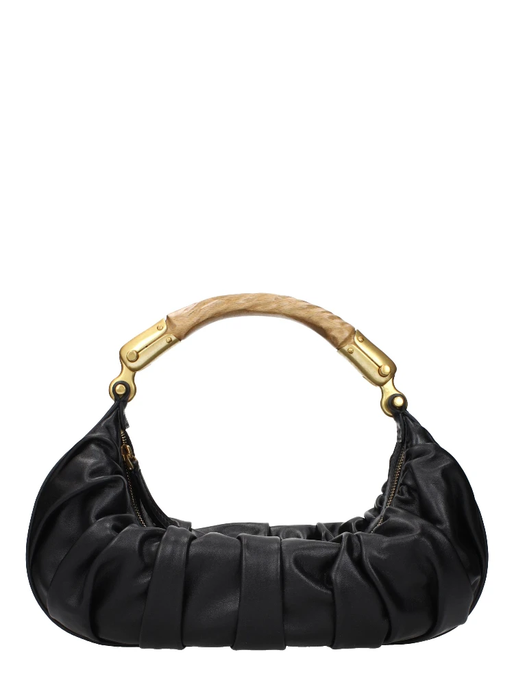 Black Leather Handbag