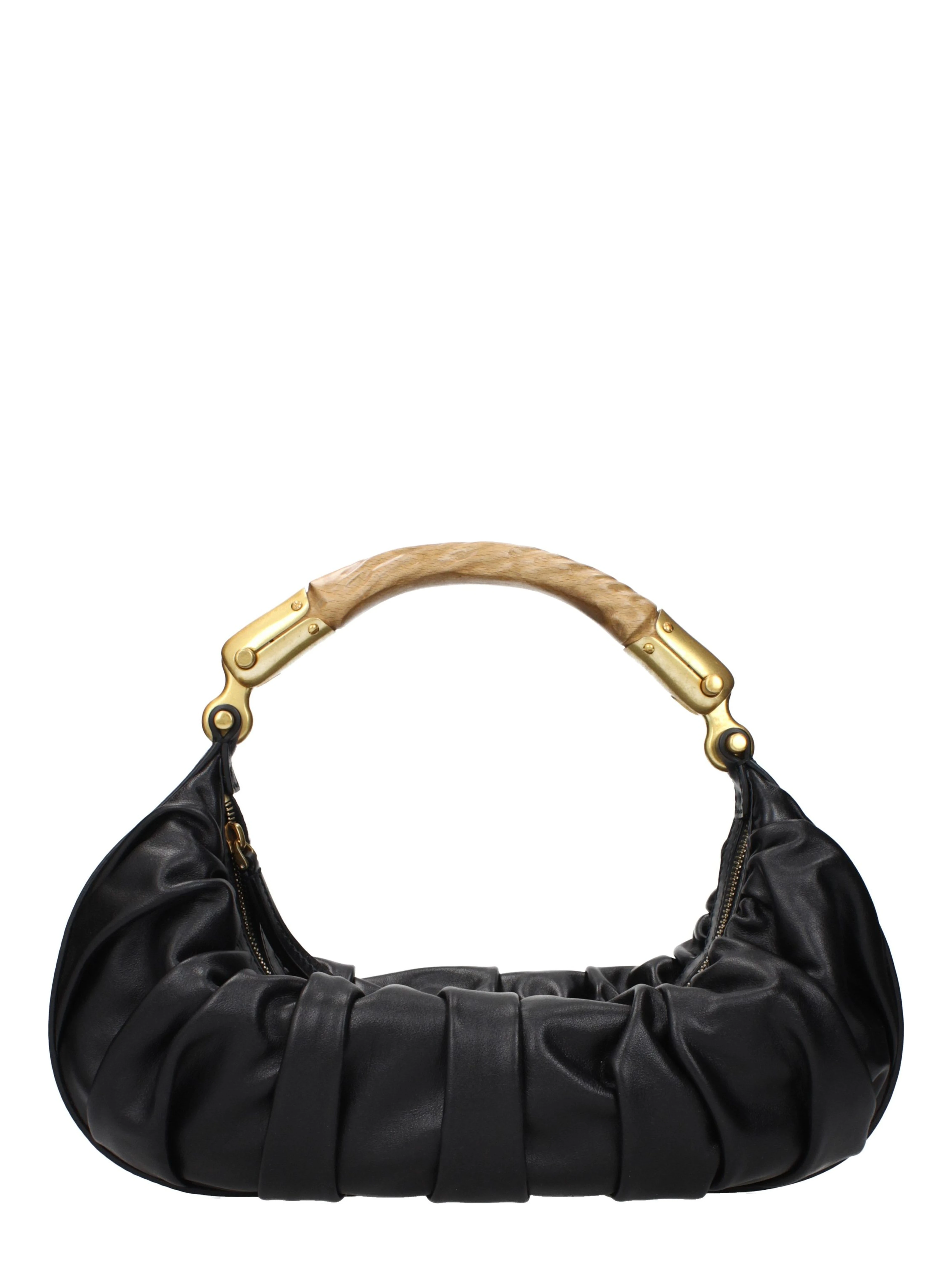Black Leather Handbag