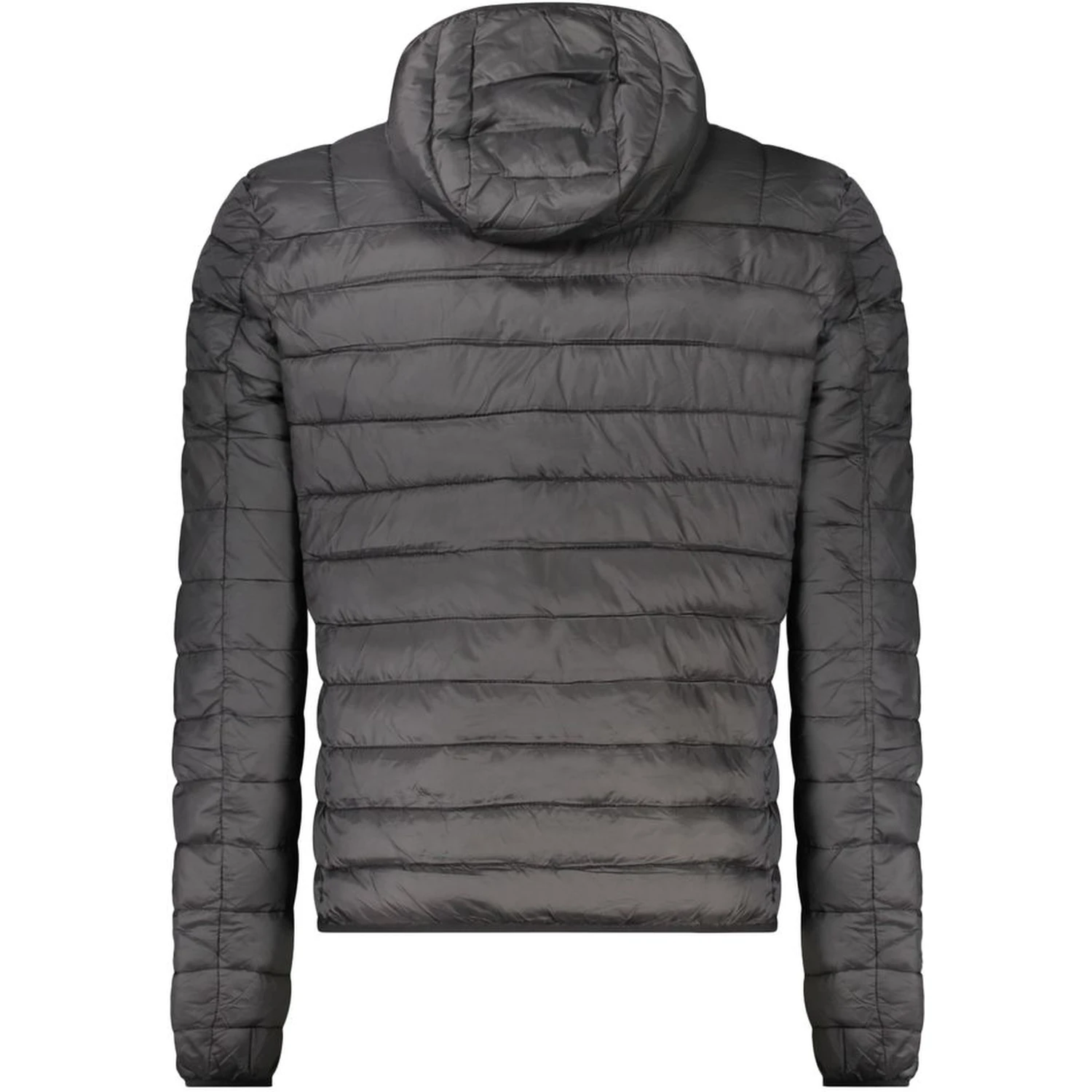 Black Polyester Men's Light Jacket