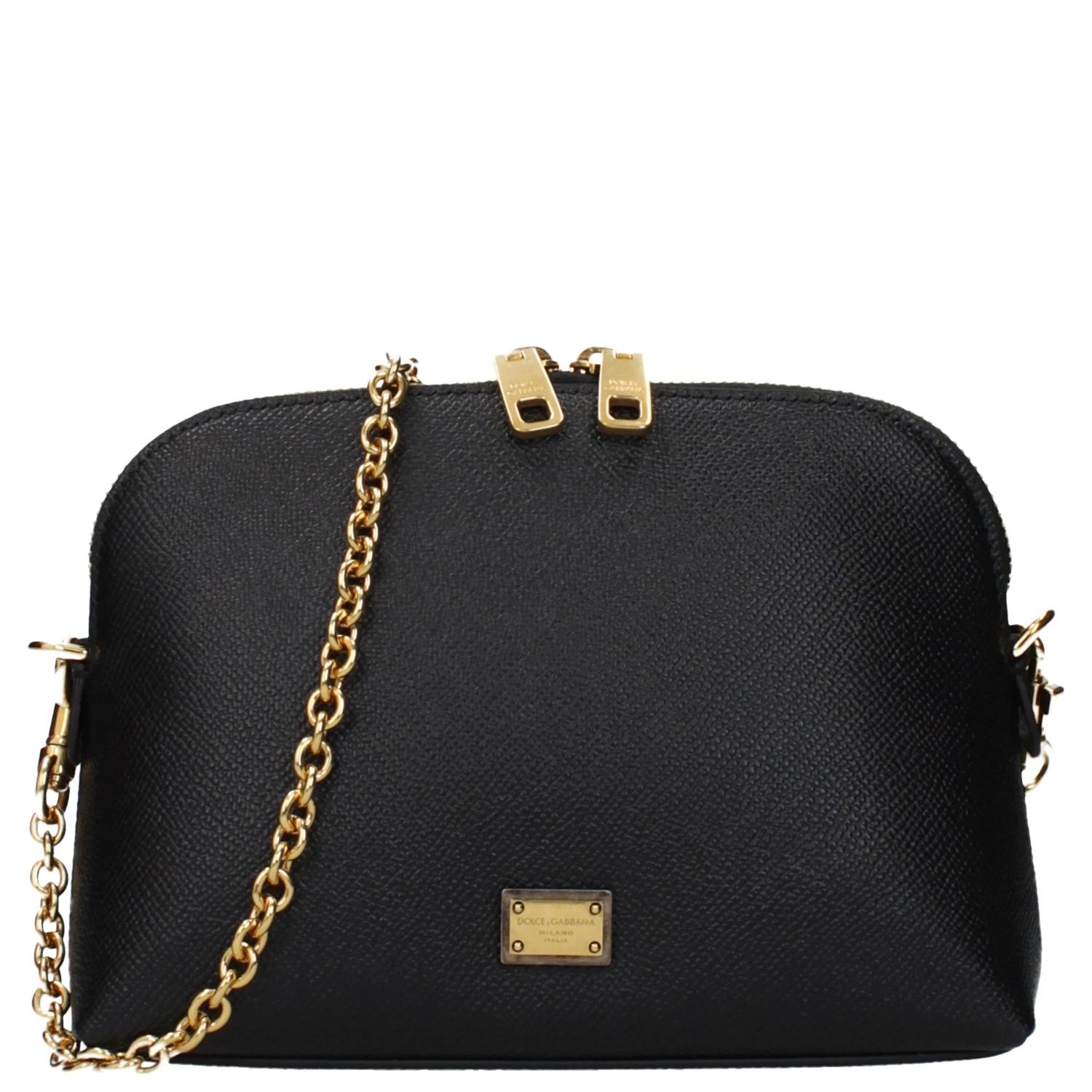 Black Leather Shoulder Bag