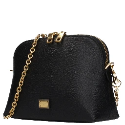 Black Leather Shoulder Bag