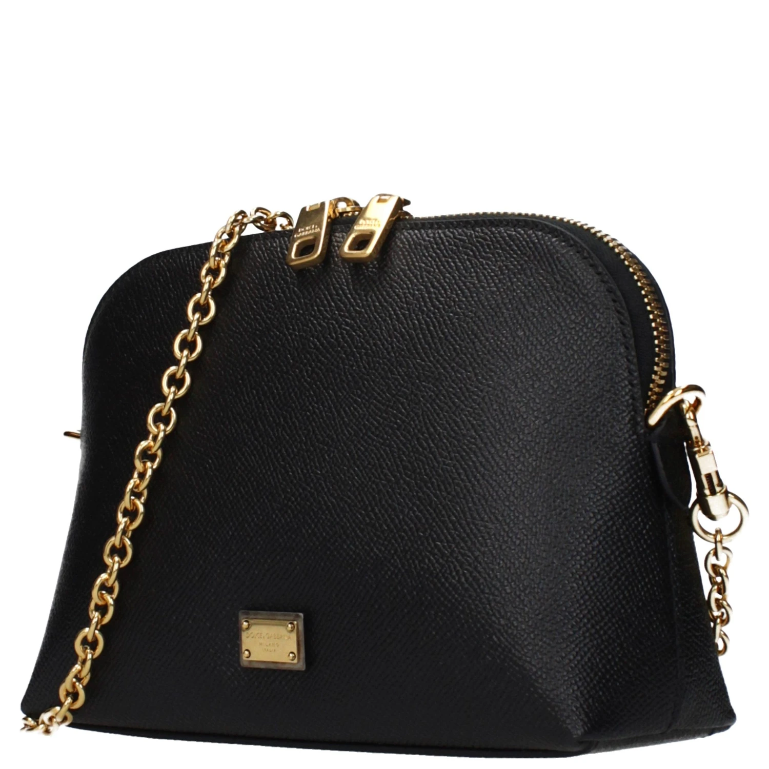 Black Leather Shoulder Bag