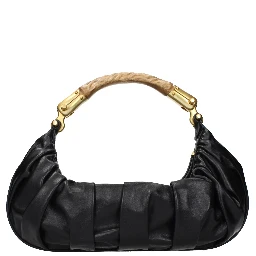 Black Leather Handbag