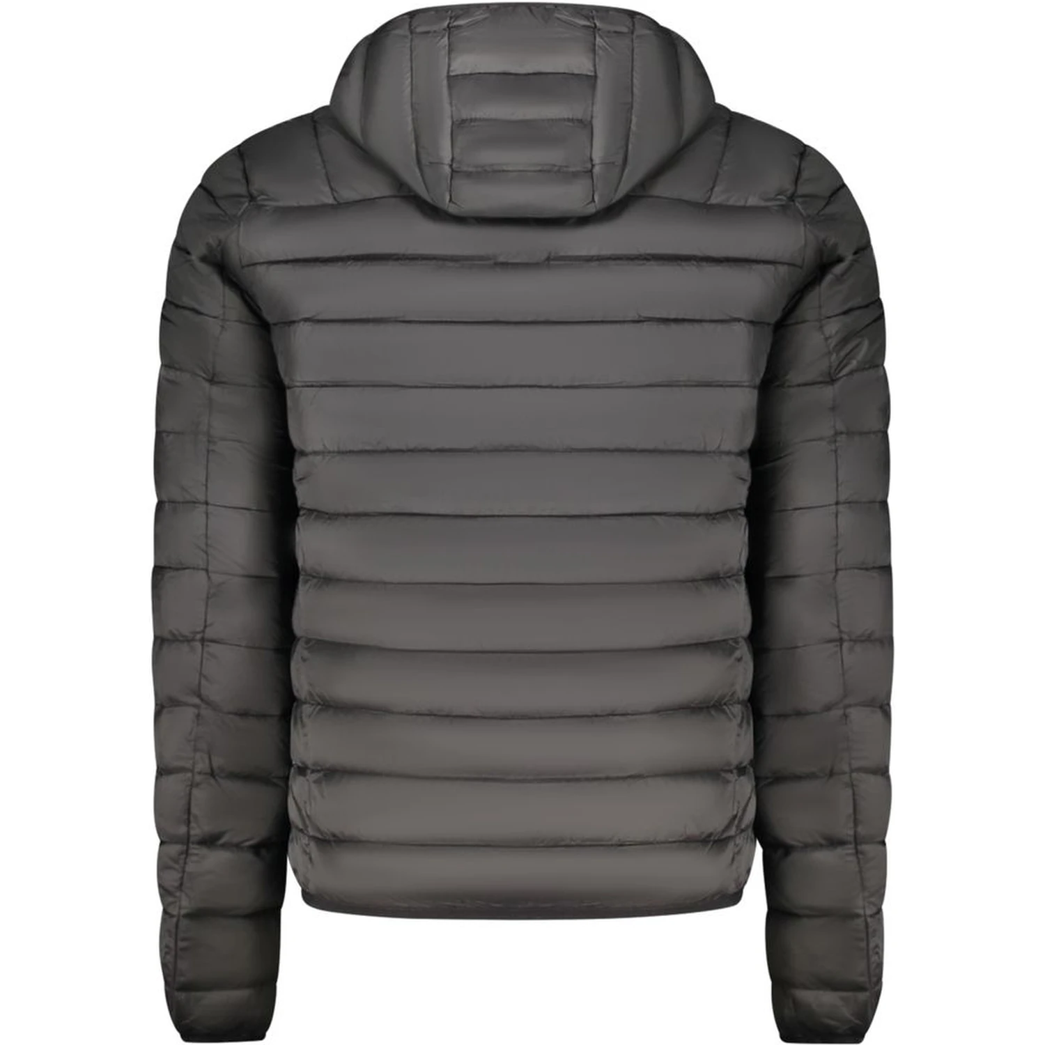 Black Polyester Men's Light Jacket