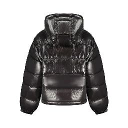 Black Polyester Women Jacket