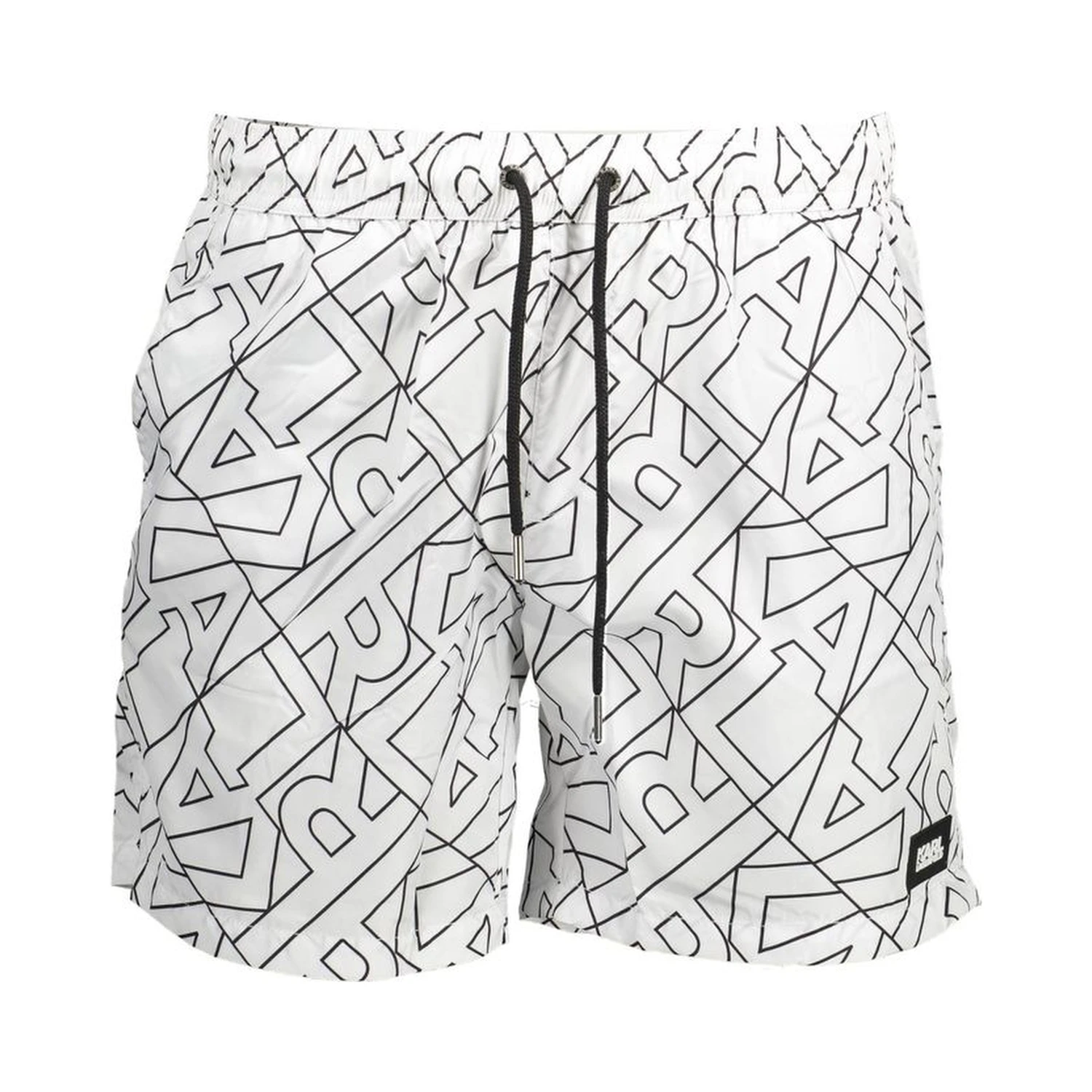 Bianco Polyester Men's Swim Boxer