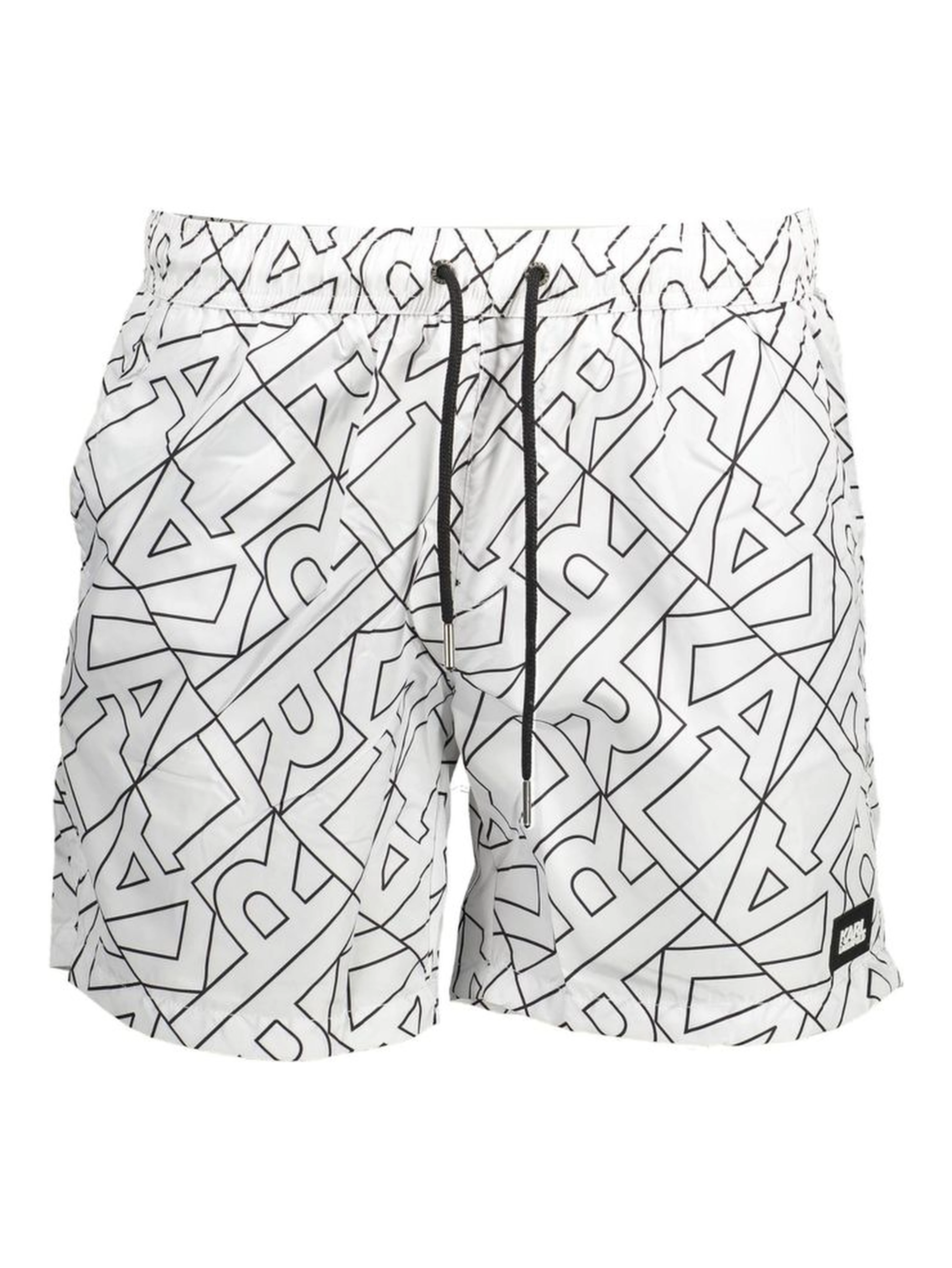Bianco Polyester Men's Swim Boxer