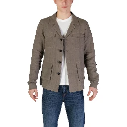 Green Linen Blazer