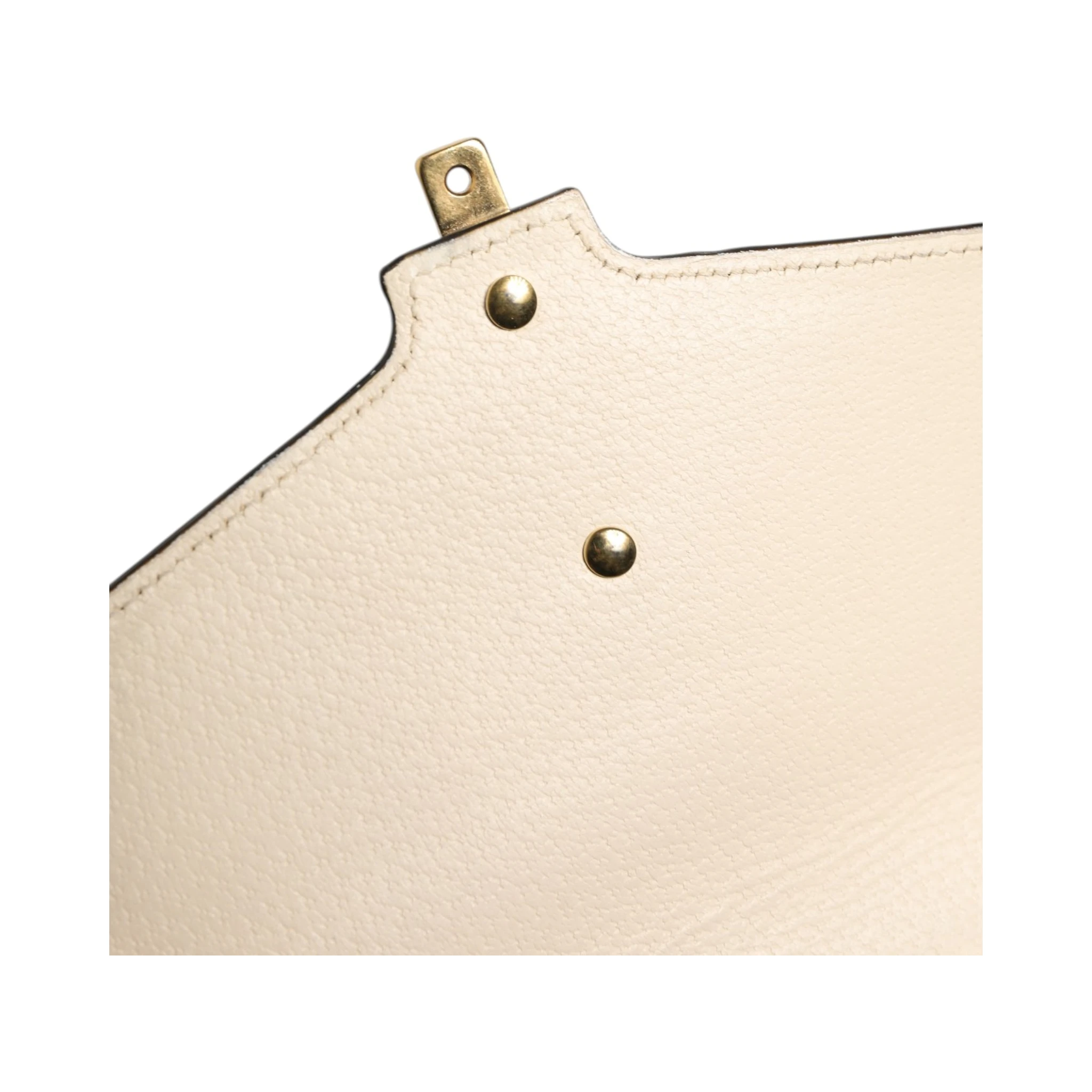Cream Leather with a Bee and Star Print Leather Sylvie Crossbody Bag
