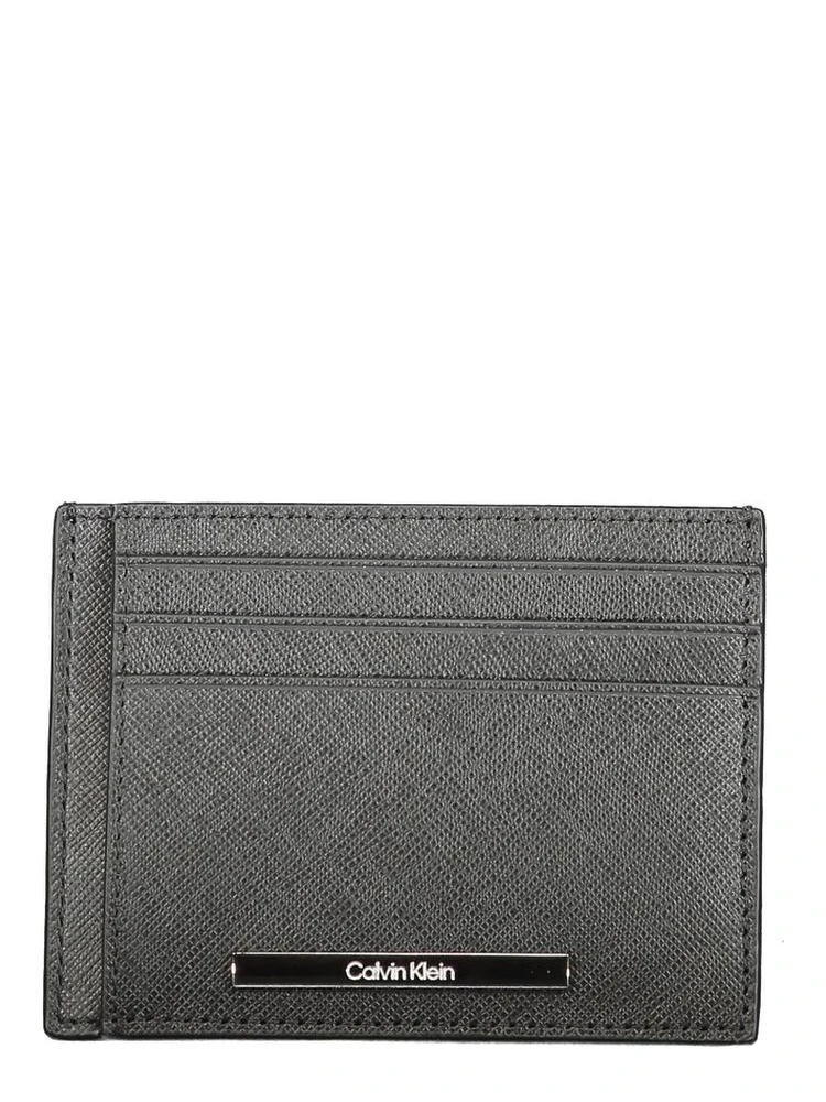Black Leather Mens Wallet Holder