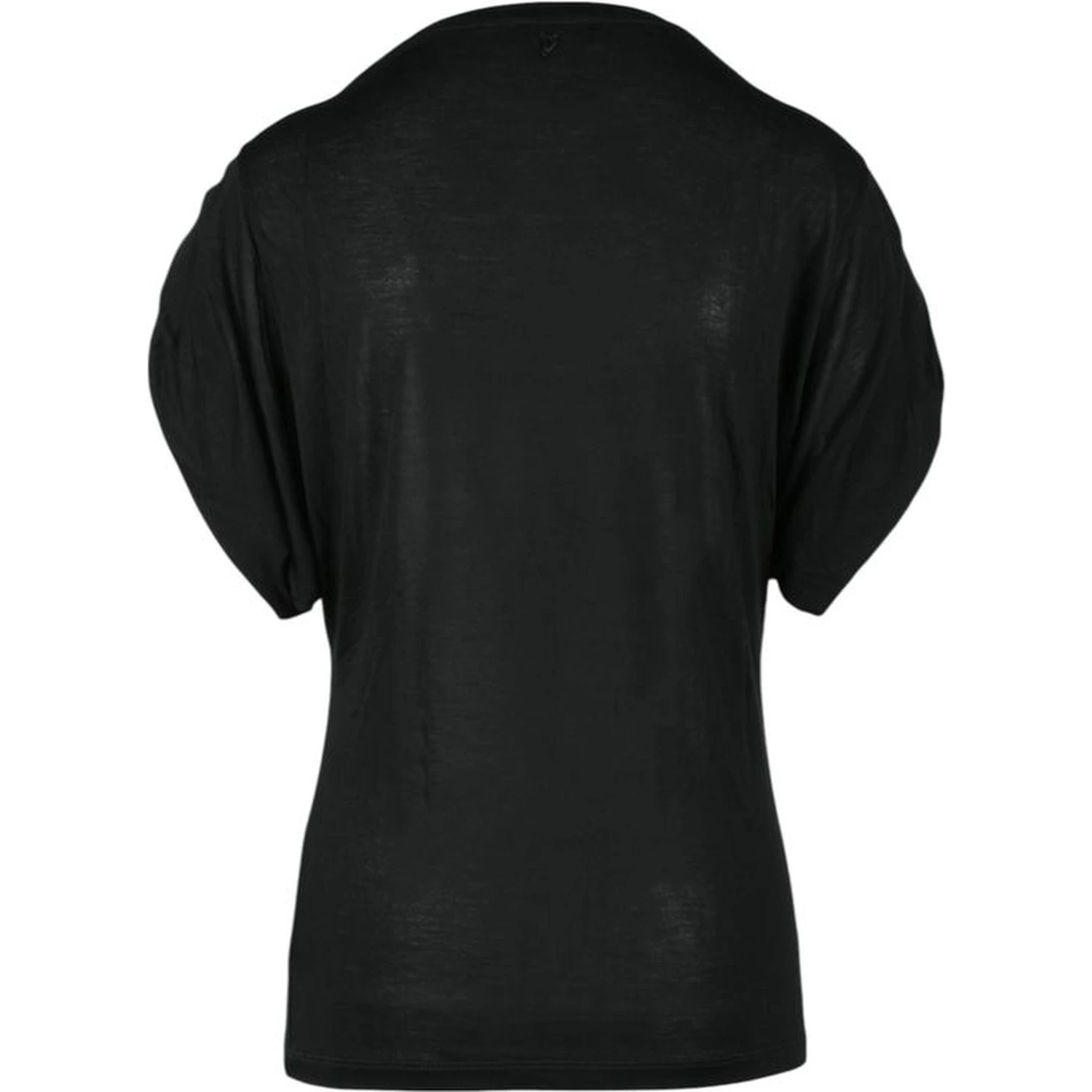 Black Viscose T-Shirt