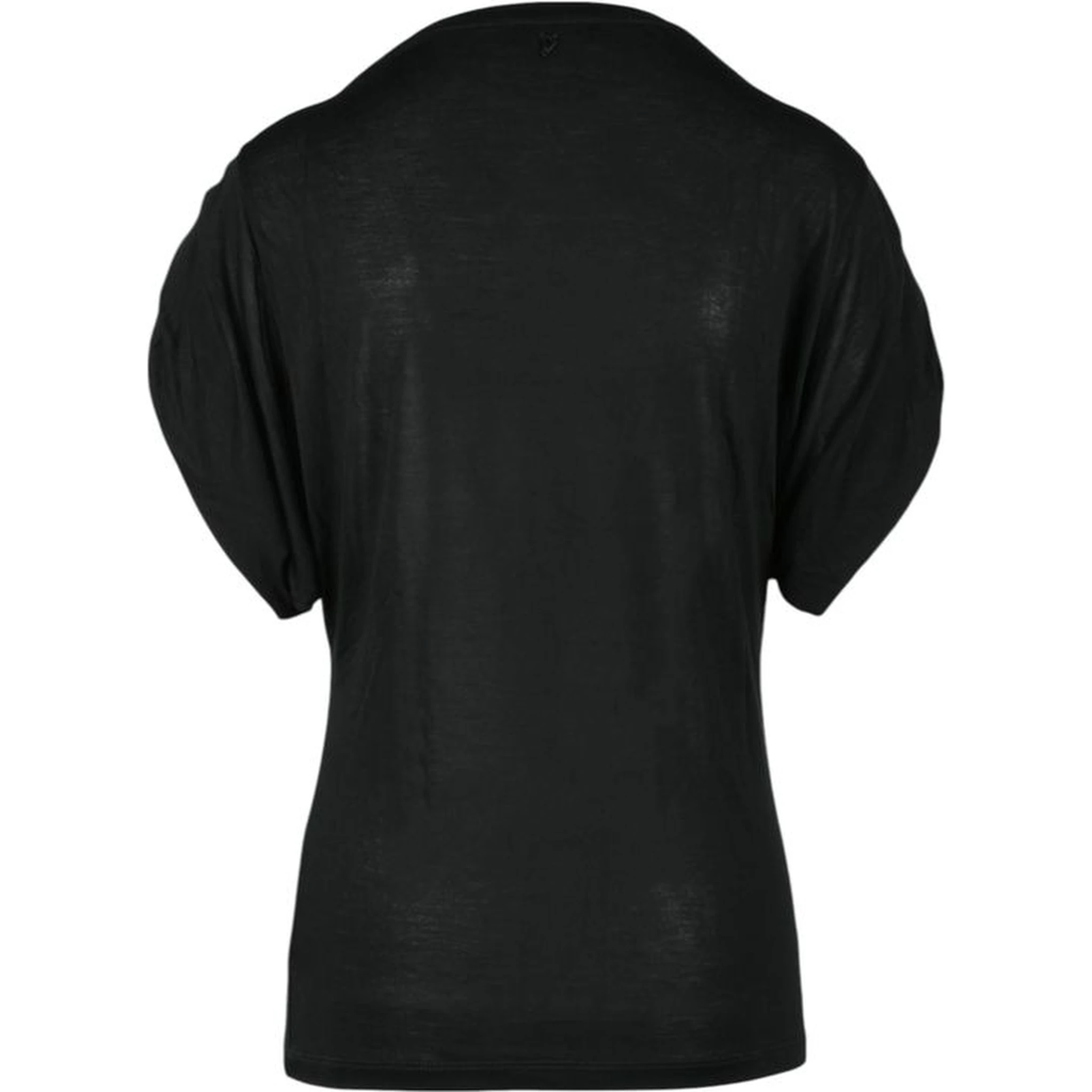 Black Viscose T-Shirt